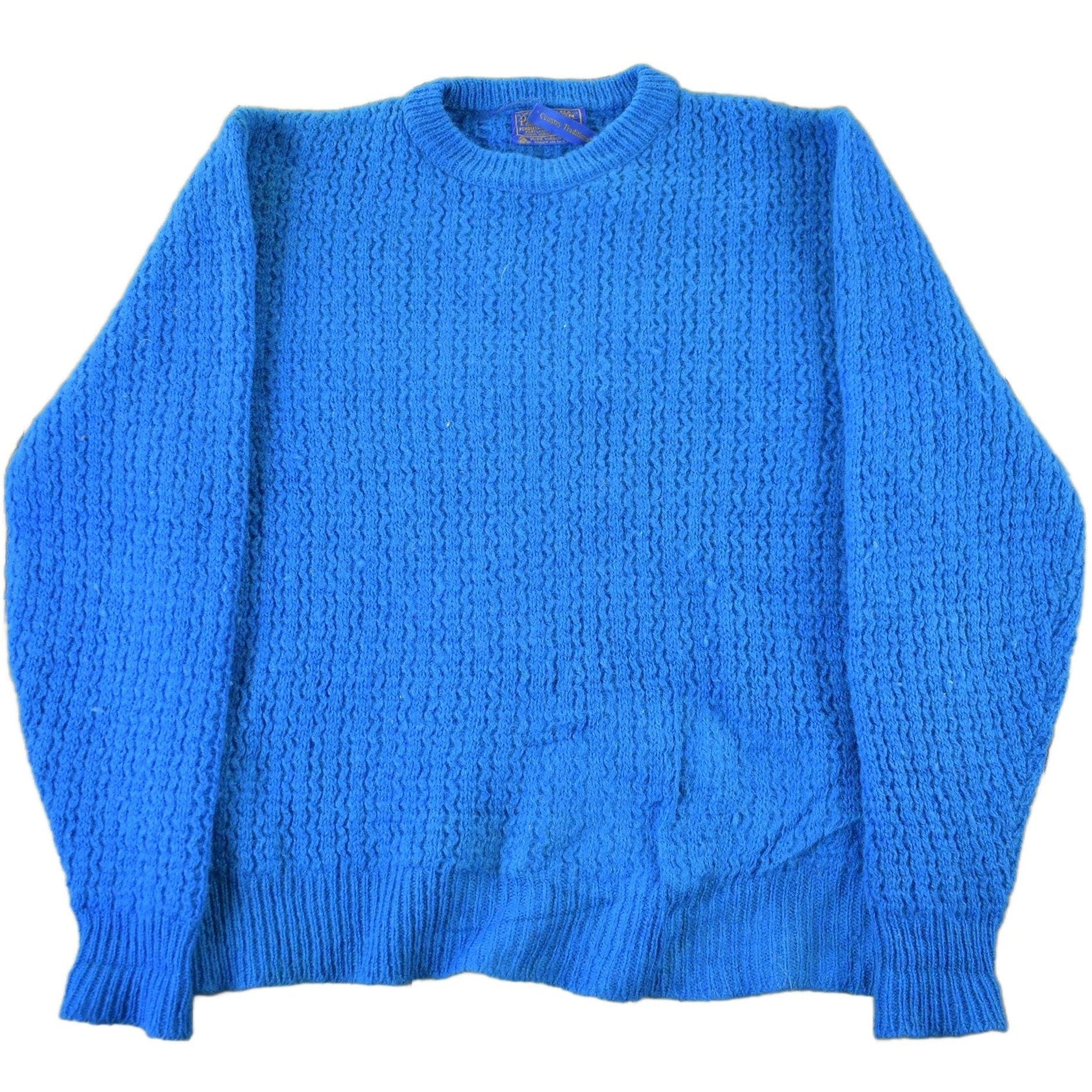 Vintage 1980s Pendleton Wool Knit Sweater Men's S from propervintagecanada