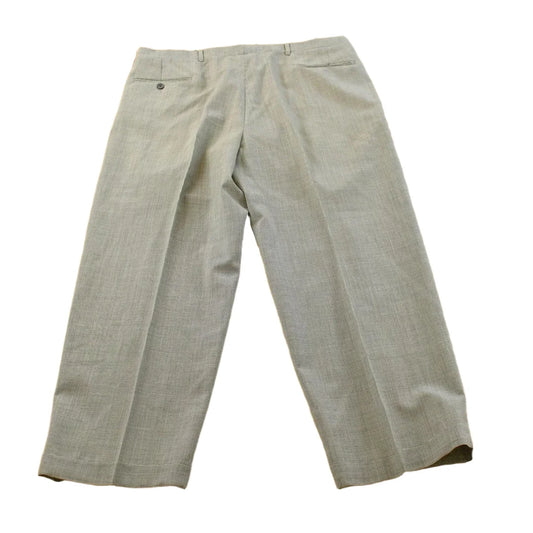 Vintage 1980s Pierre Cardin Houndstooth Pleated Wool Trousers Men's 39 x 28.5 from propervintagecanada