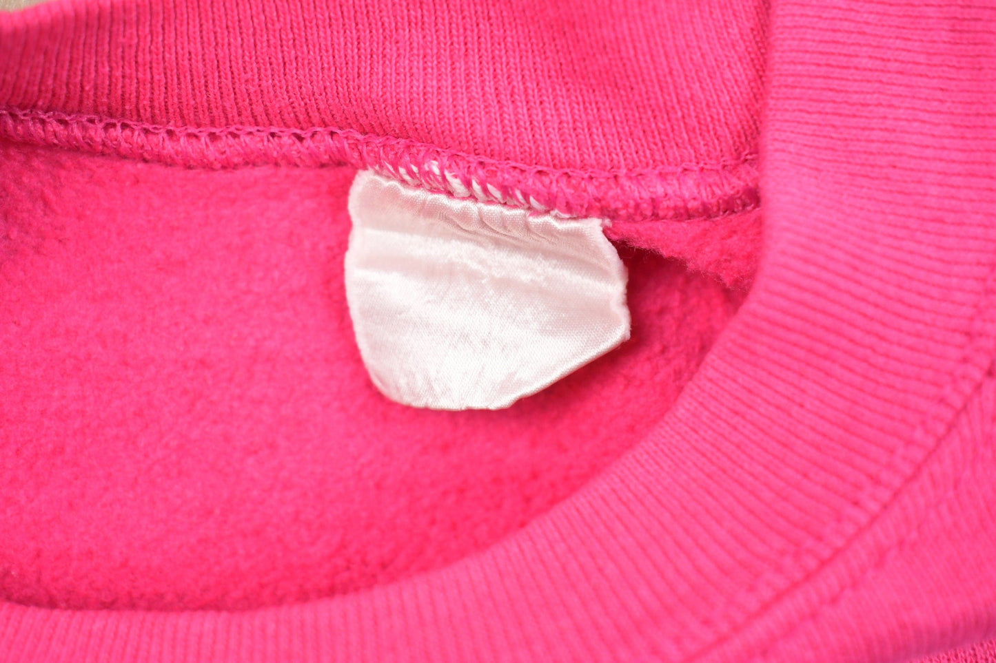Vintage 1980s Pink Raglan Crewneck Sweatshirt Men's XL from propervintagecanada