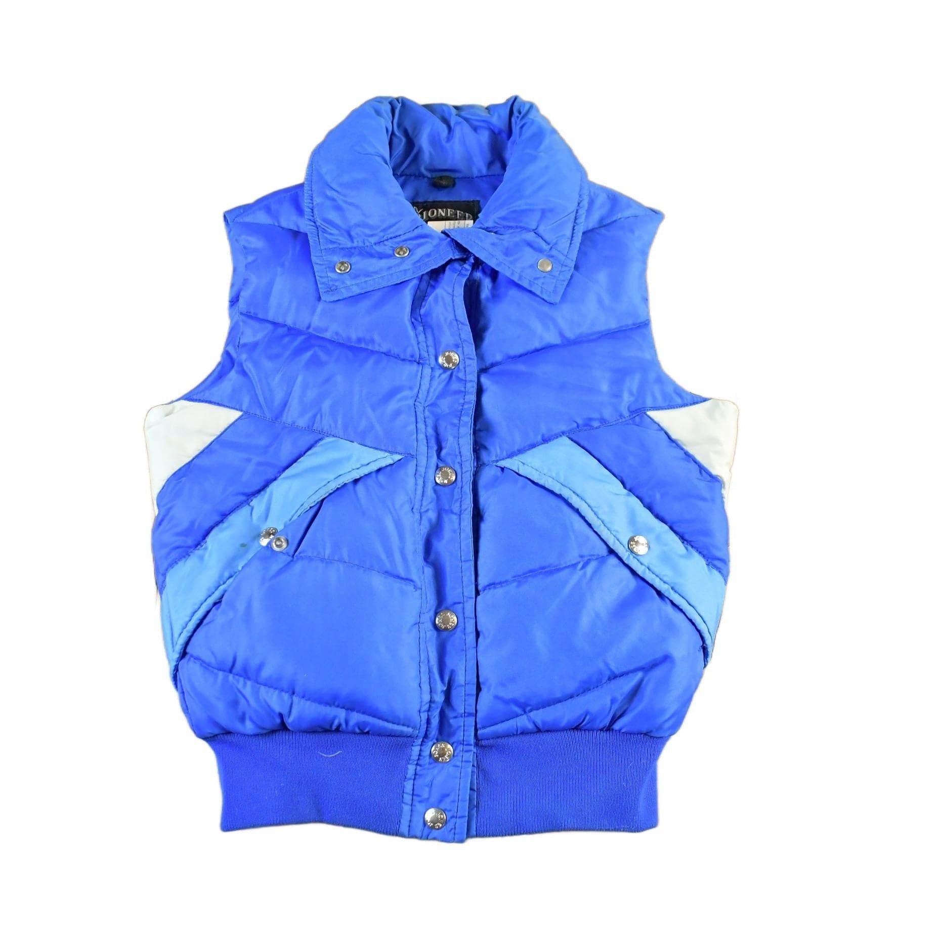 Vintage 1980s Pioneer Down Puffer Ski Vest Jacket Men's XS from propervintagecanada
