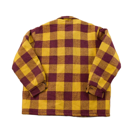 Vintage 1980s Plaid Wool Jacket from propervintagecanada
