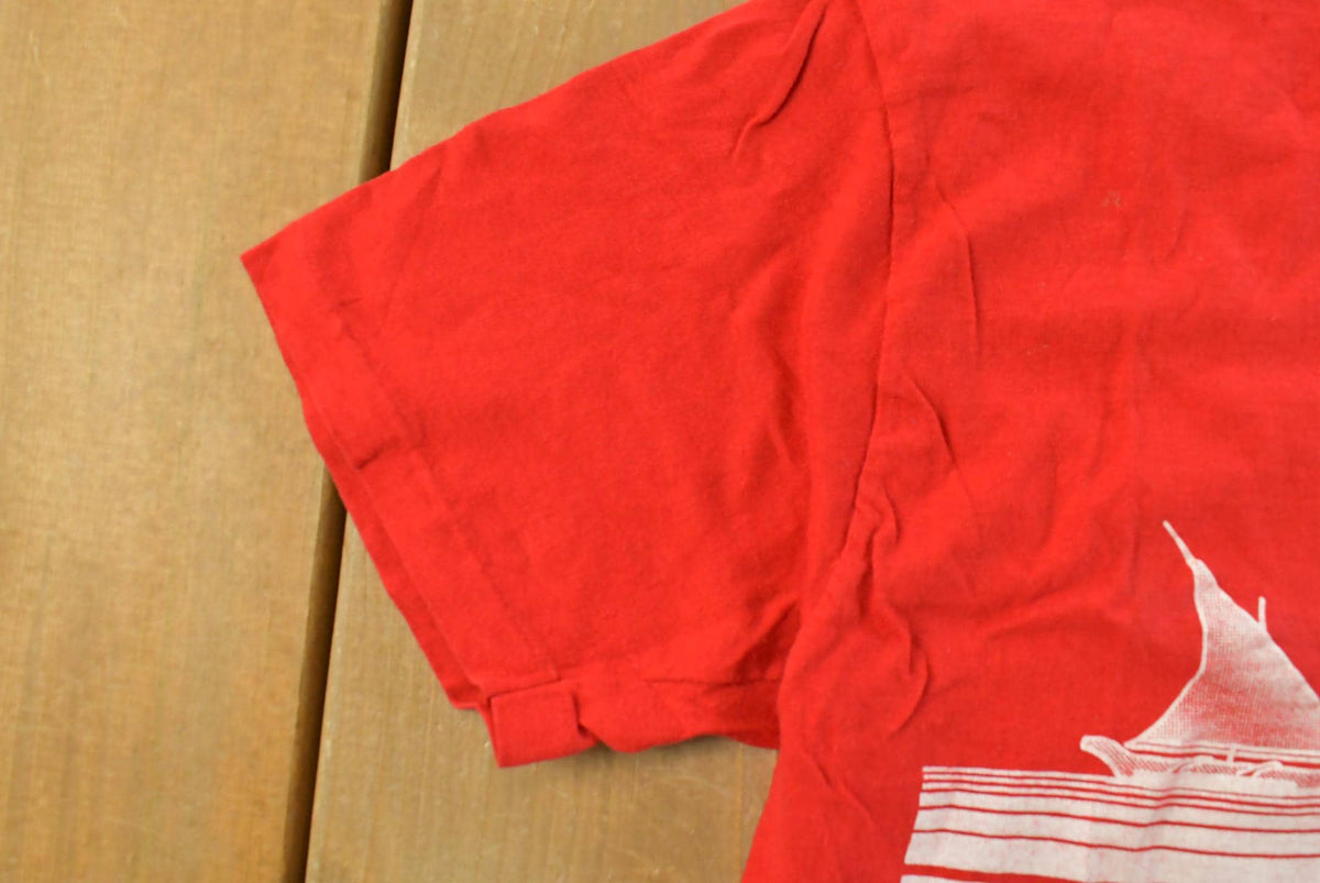 Vintage 1980s Pohnpei Tropic Graphic T-Shirt Men's M from propervintagecanada