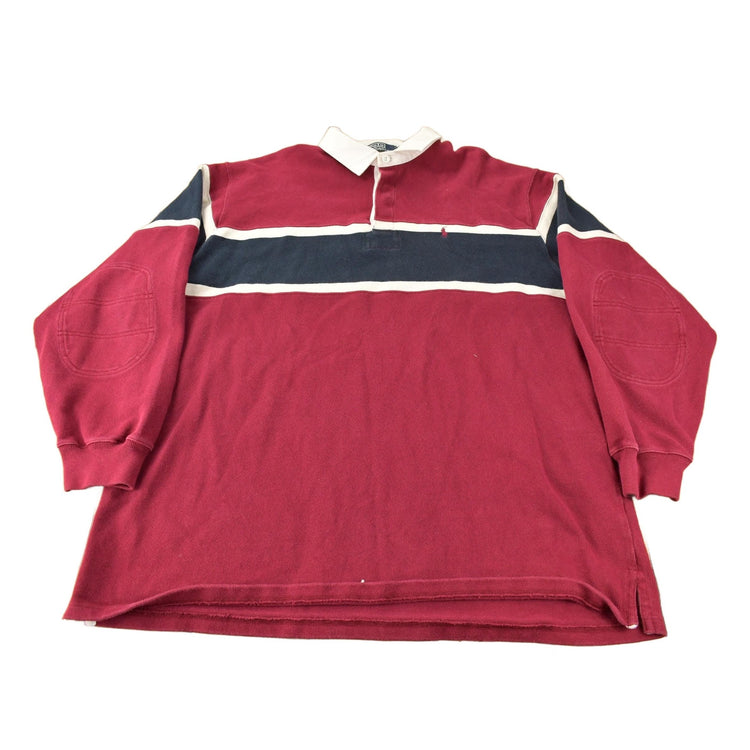 Vintage 1980s Polo Ralph Lauren Color Block Rugby Sweatshirt / Vintage Polo / Small Pony / Vintage Ralph Lauren from propervintagecanada