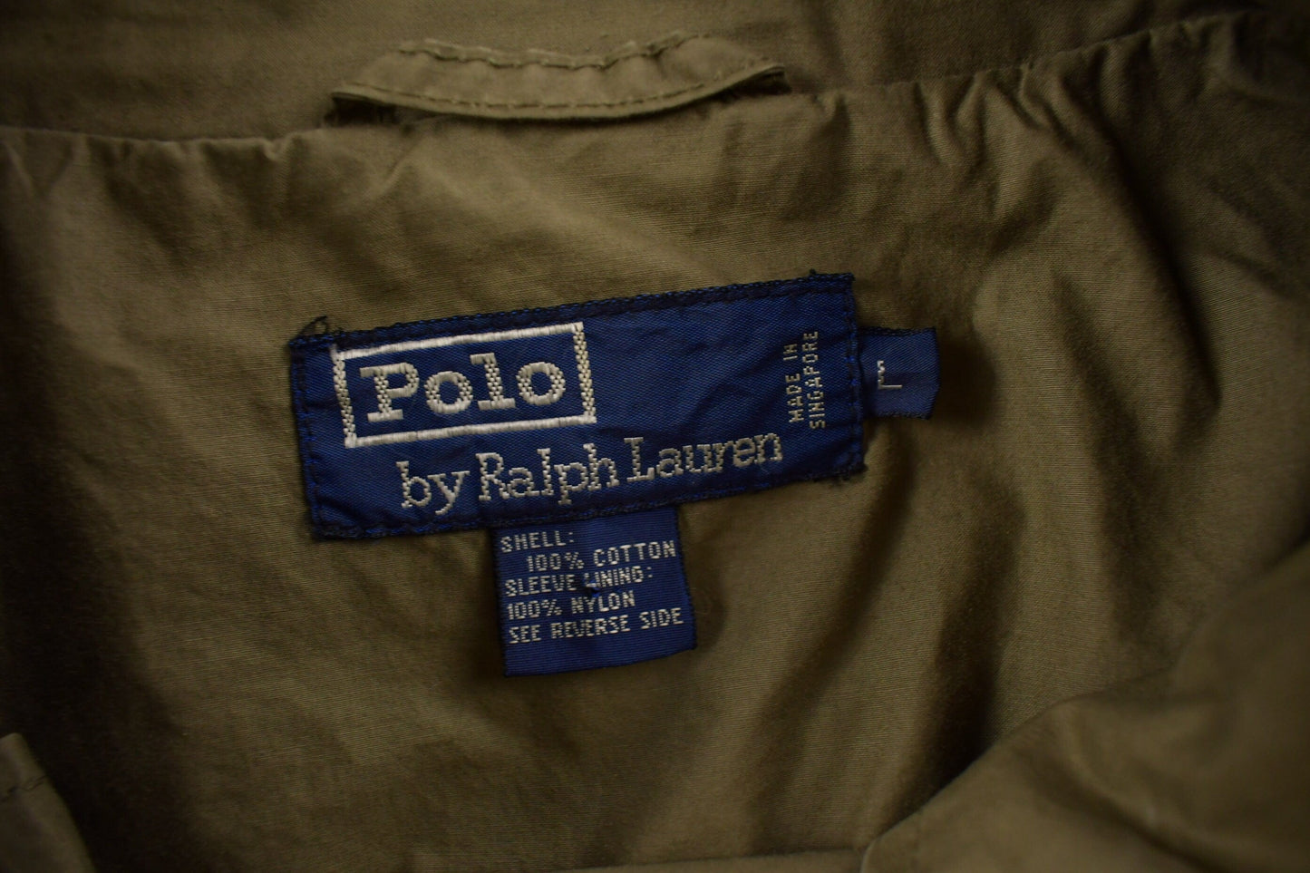 Vintage 1980s Polo Ralph Lauren Trench Coat from propervintagecanada