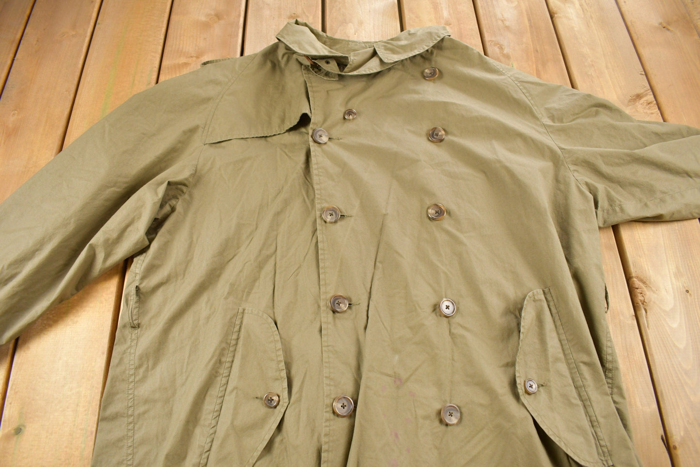 Vintage 1980s Polo Ralph Lauren Trench Coat from propervintagecanada