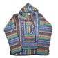 Vintage 1980s Poncho Style Knit Hoodie Festival Sweater from propervintagecanada