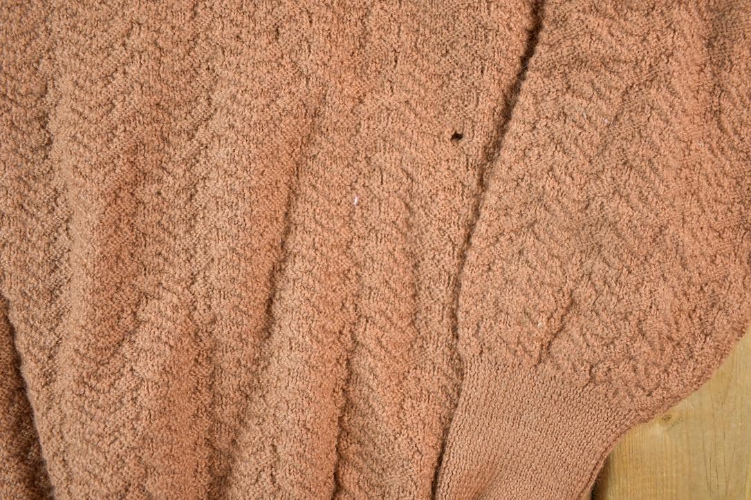 Vintage 1980s Ports International Wool Cable Knit Sweater Mens M from propervintagecanada