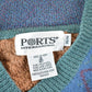 Vintage 1980s Ports International Wool Cable Knit Sweater Mens M from propervintagecanada