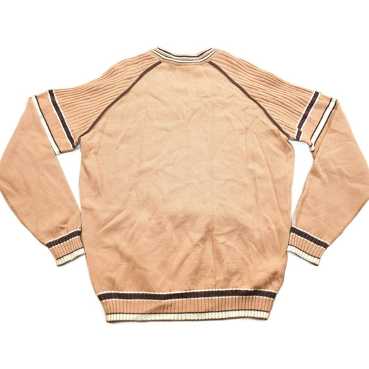 Vintage 1980s Prince Bellini Striped Knit V Neck Sweater Men's S from propervintagecanada