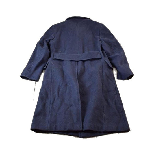 Vintage 1980s Promenade Wool Button Up Over Coat Made In USA Men's XL from propervintagecanada