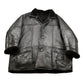 Vintage 1980s Pronto Uomo Leathers Oversized Leather Fleece Lined Jacket Men's 3XL from propervintagecanada