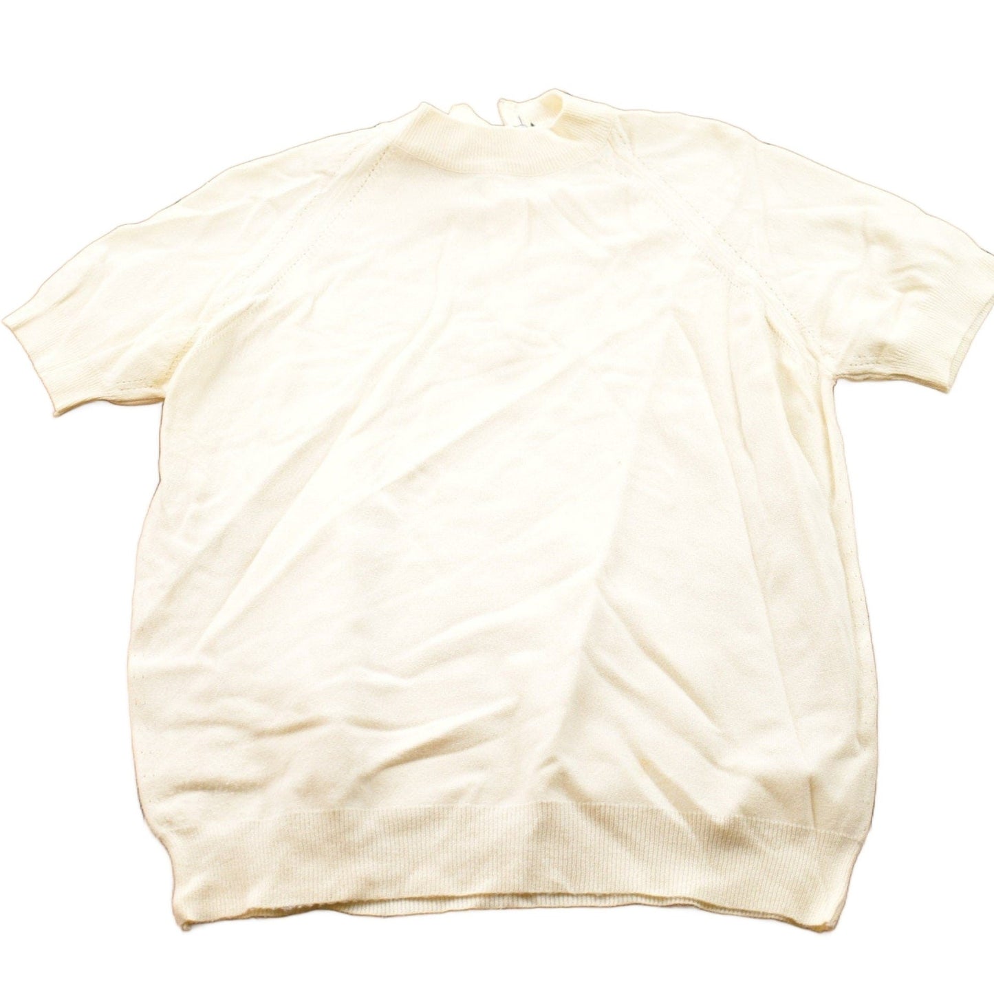 Vintage 1980s Quarter Zip Raglan T-Shirt Men's Small from propervintagecanada