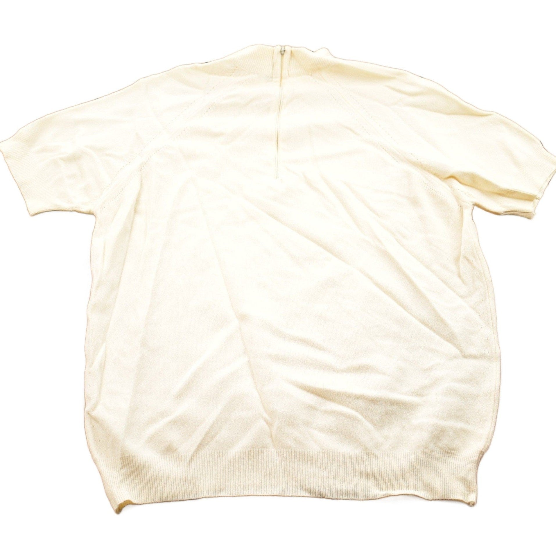 Vintage 1980s Quarter Zip Raglan T-Shirt Men's Small from propervintagecanada