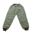 Vintage 1980s Quilted Green Military Liner Puffer Pants Men&