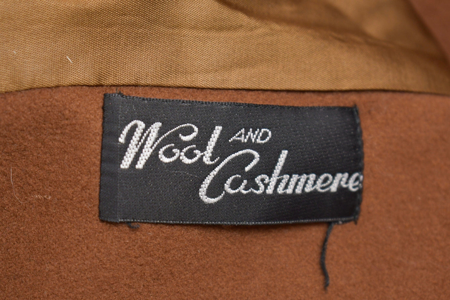 Vintage 1980s Raffinati Cashmere Fringe Full Length Coat from propervintagecanada