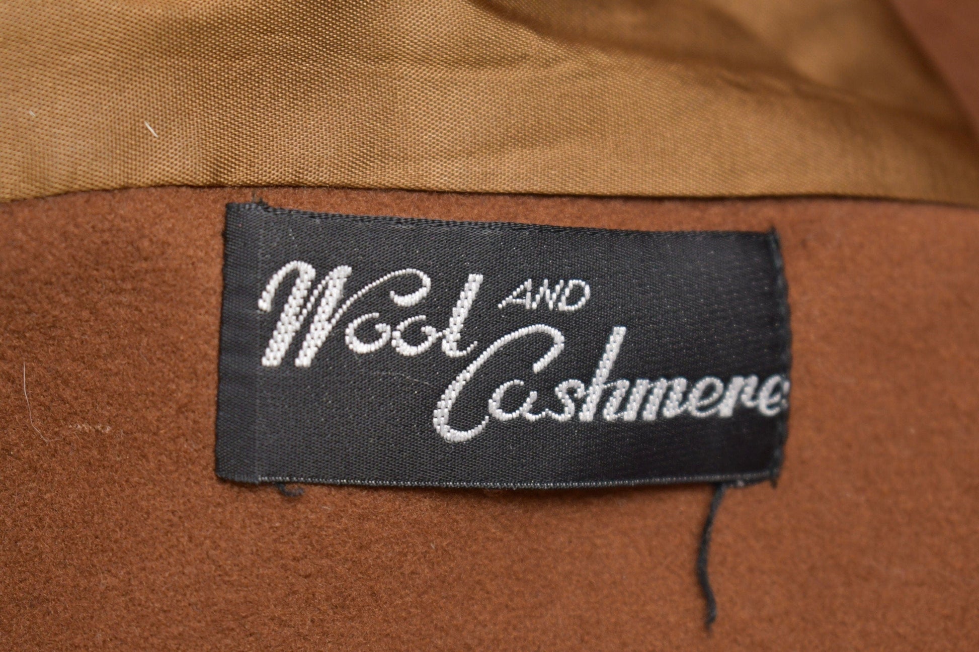 Vintage 1980s Raffinati Cashmere Fringe Full Length Coat from propervintagecanada