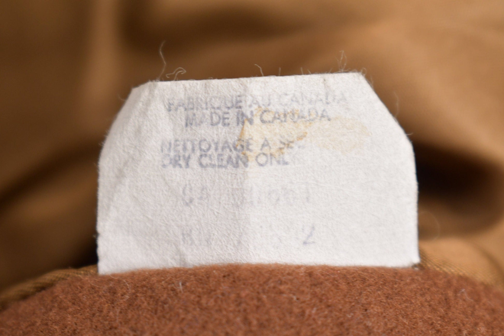 Vintage 1980s Raffinati Cashmere Fringe Full Length Coat from propervintagecanada