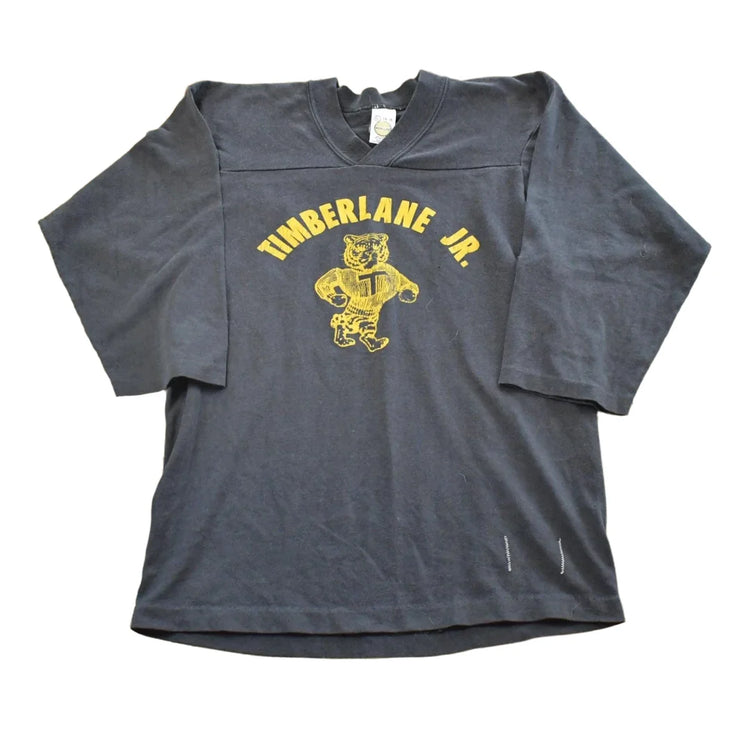 Vintage 1980s Raglan Timberlane Jr Tiger School T-Shirt Youth L from propervintagecanada
