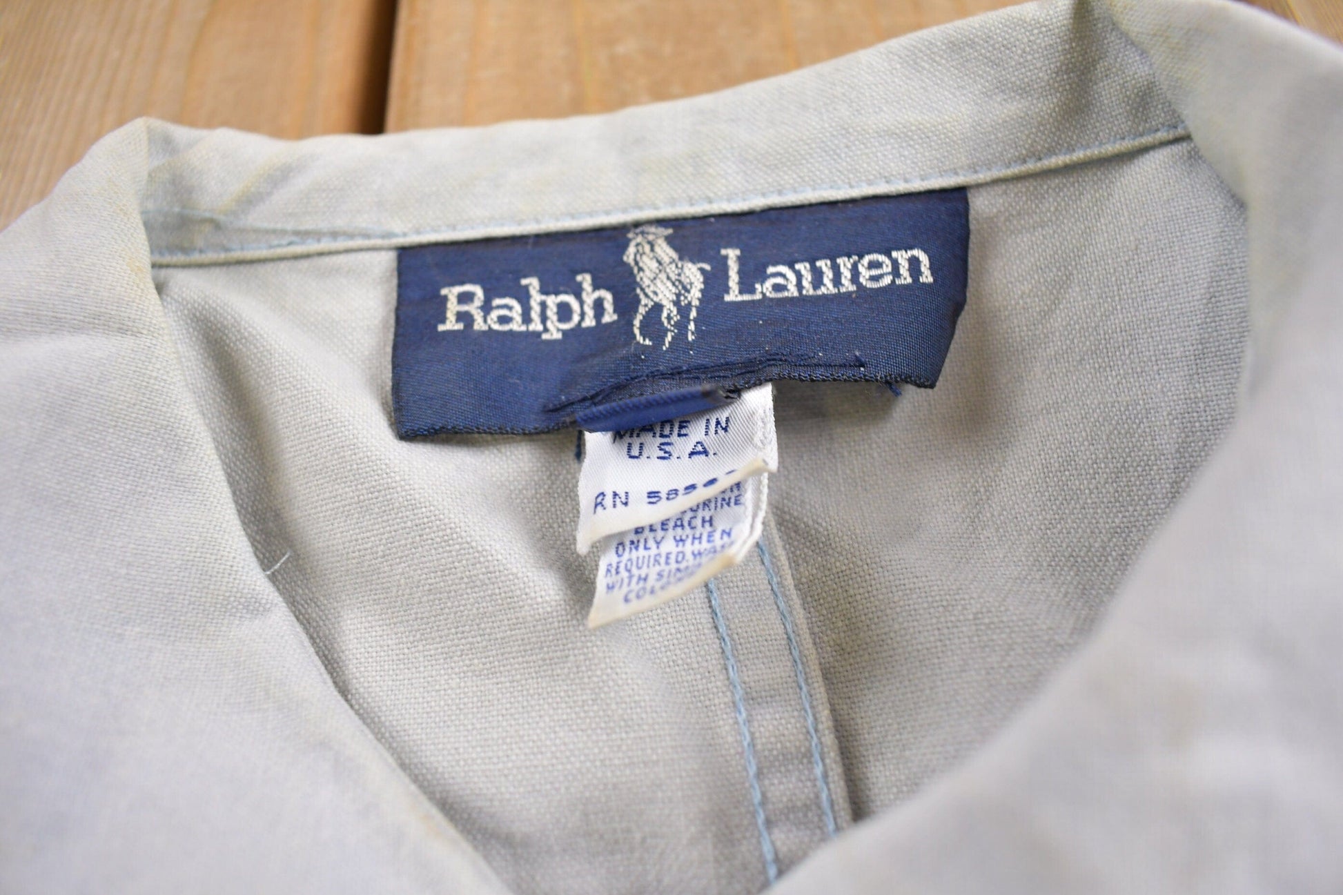 Vintage 1980s Ralph Lauren Lightweight Chore Coat / Streetwear / Light Jacket / Vintage Ralph Lauren / Made In USA from propervintagecanada