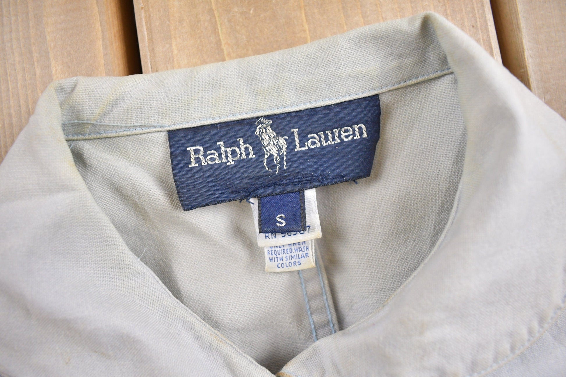 Vintage 1980s Ralph Lauren Lightweight Chore Coat / Streetwear / Light Jacket / Vintage Ralph Lauren / Made In USA from propervintagecanada