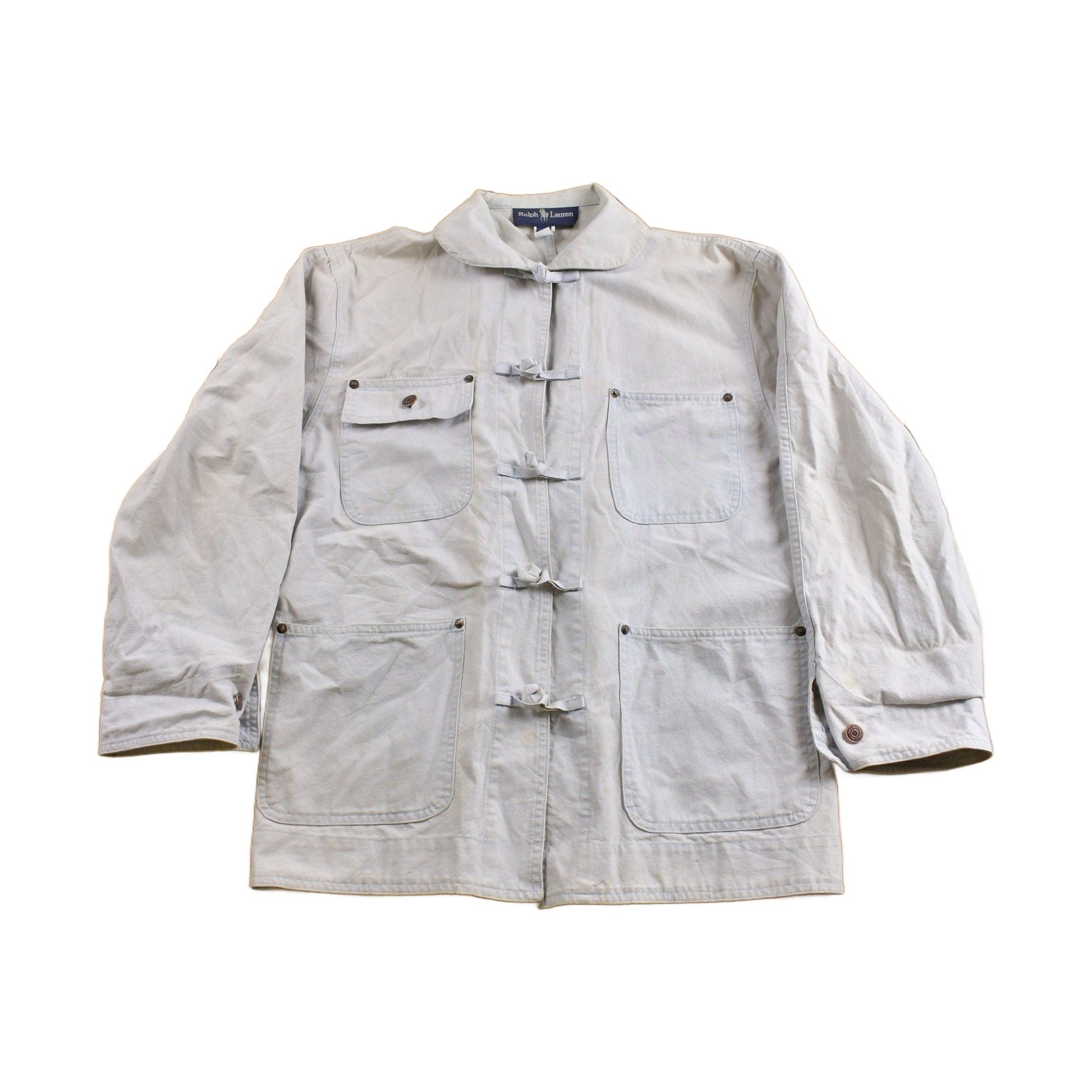 Vintage 1980s Ralph Lauren Lightweight Chore Coat / Streetwear / Light Jacket / Vintage Ralph Lauren / Made In USA from propervintagecanada