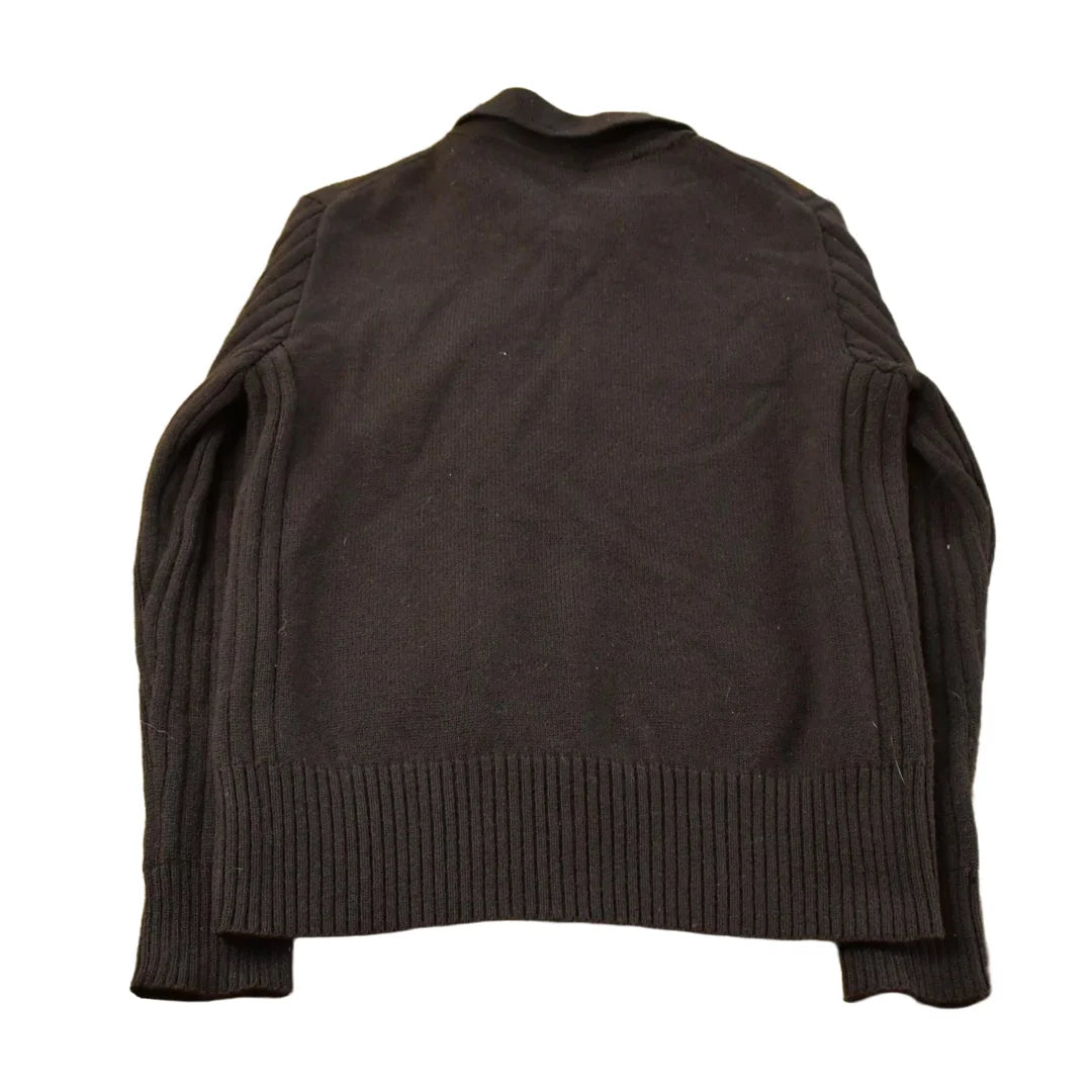 Vintage 1980s Ranger Wool Knit Leather Suede Jacket Women's Medium from propervintagecanada