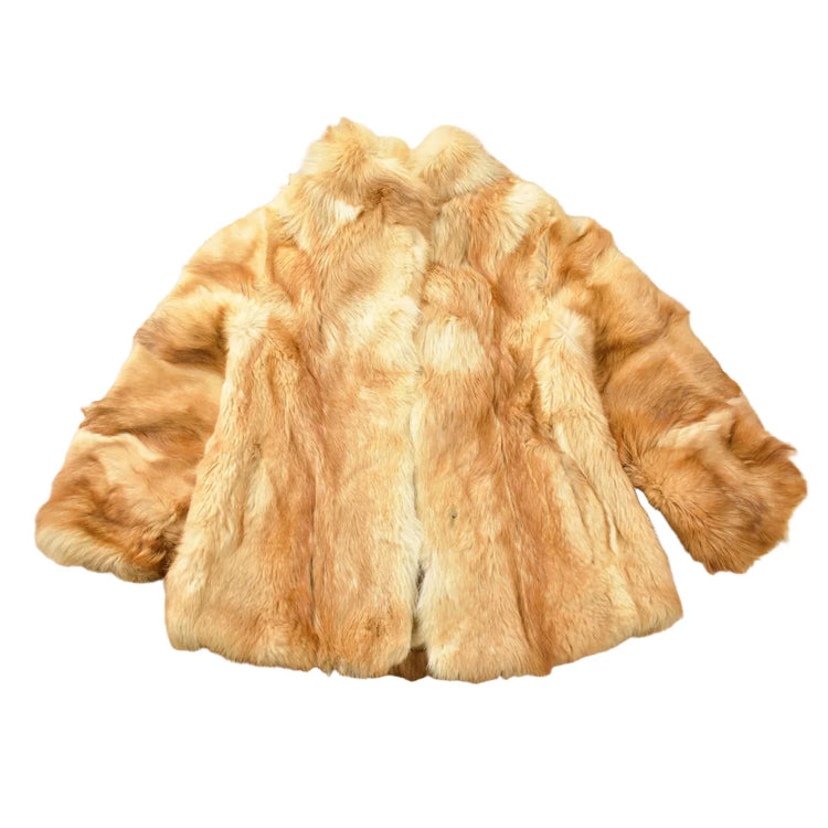 Vintage 1980s Red Fox Fur Coat from propervintagecanada