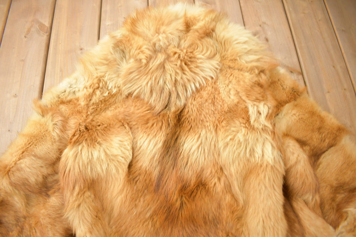 Vintage 1980s Red Fox Fur Coat from propervintagecanada