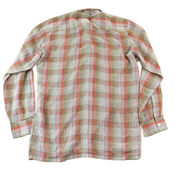 Vintage 1980s Red Plaid Western Button Up Shirt Men's Large from propervintagecanada