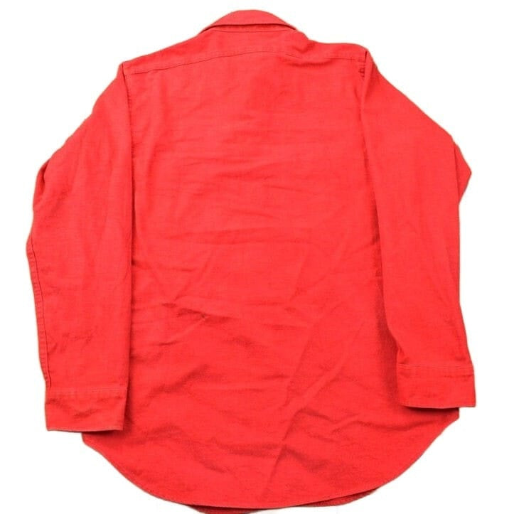 Vintage 1980s Red Woolrich Button Up Shirt Vintage Flannel Men's Large from propervintagecanada