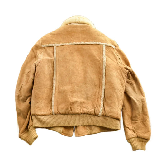 Vintage 1980s Reed Sportswear Shearling Bomber Jacket from propervintagecanada
