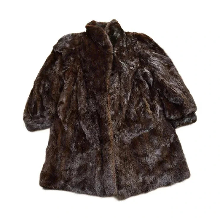 Vintage 1980s Regent Fur Coat Men's Medium from propervintagecanada