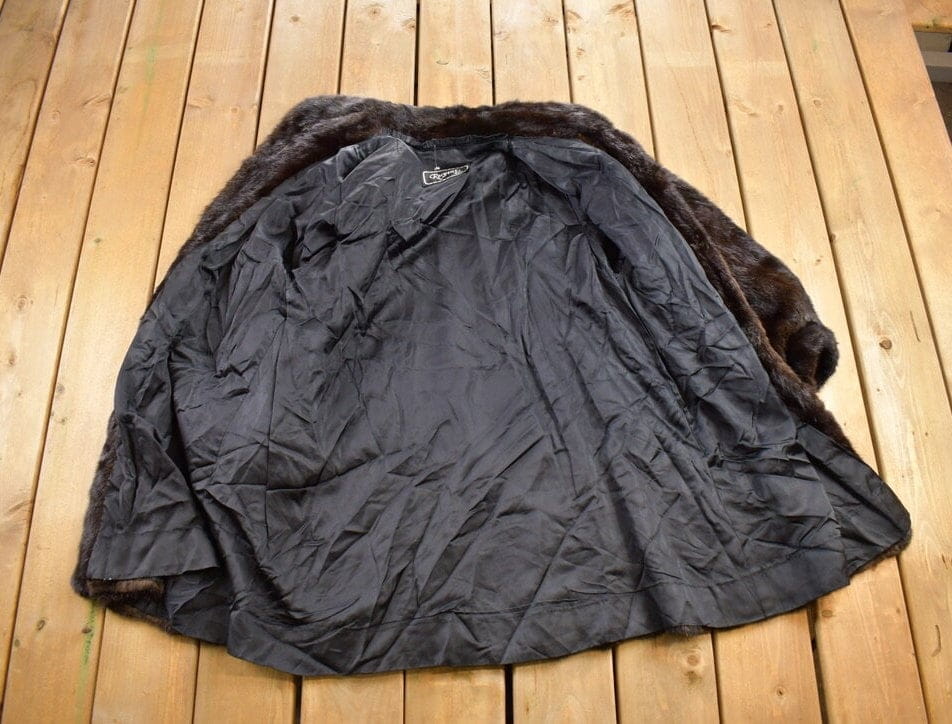 Vintage 1980s Regent Fur Coat Men's Medium from propervintagecanada
