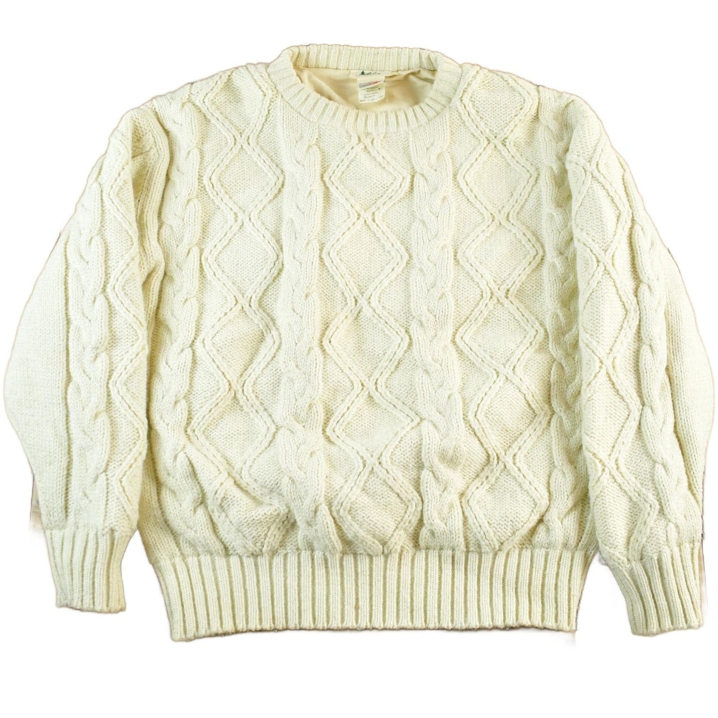 Vintage 1980s REI Lined Knit Crewneck Sweater Men's Medium from propervintagecanada