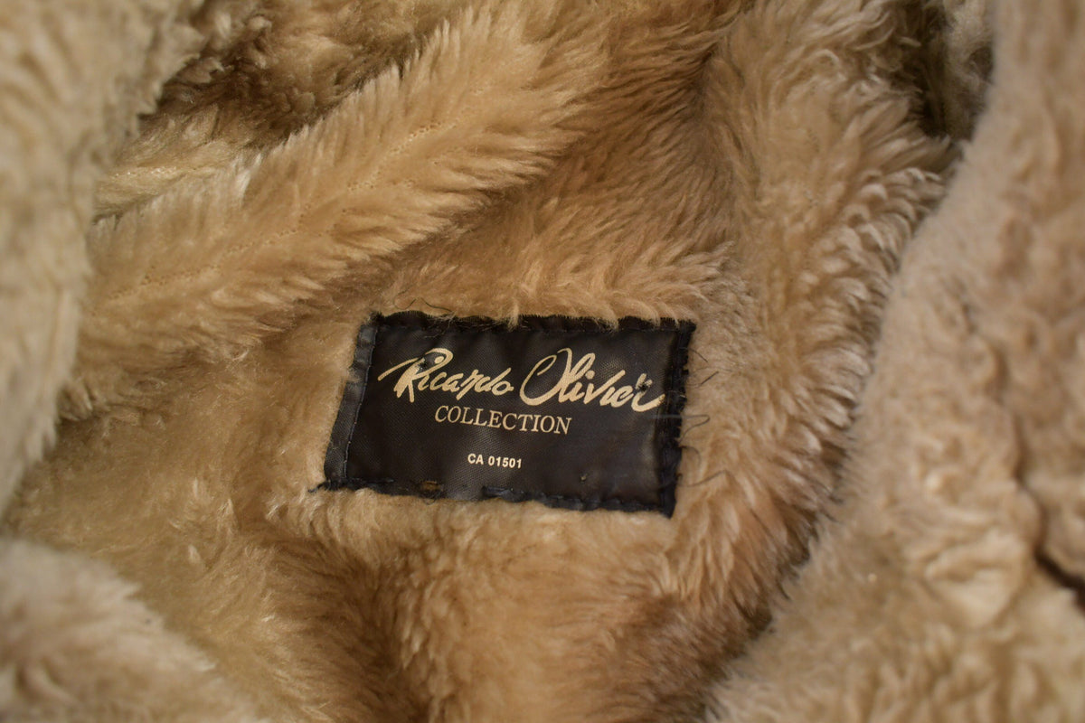 Vintage 1980s Ricardo Oliver Fur Coat from propervintagecanada