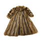 Vintage 1980s Ricky & Ingo Full Length Brown Raccoon Fur Coat Adult M Men's Medium from propervintagecanada