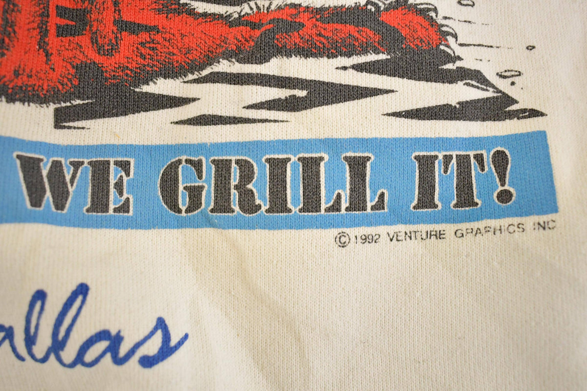 Vintage 1980s Roadkill Cafe Souvenir Crewneck Sweatshirt Mens M from propervintagecanada