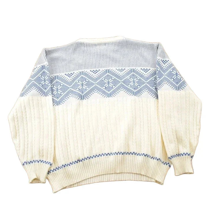 Vintage 1980s Rob Winter Knit Crewneck Sweater Women's L from propervintagecanada