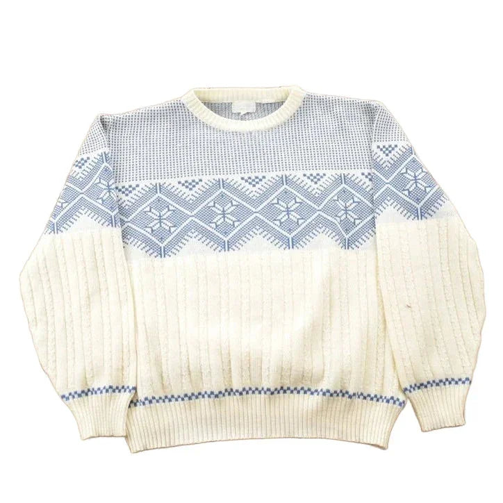 Vintage 1980s Rob Winter Knit Crewneck Sweater Women's L from propervintagecanada