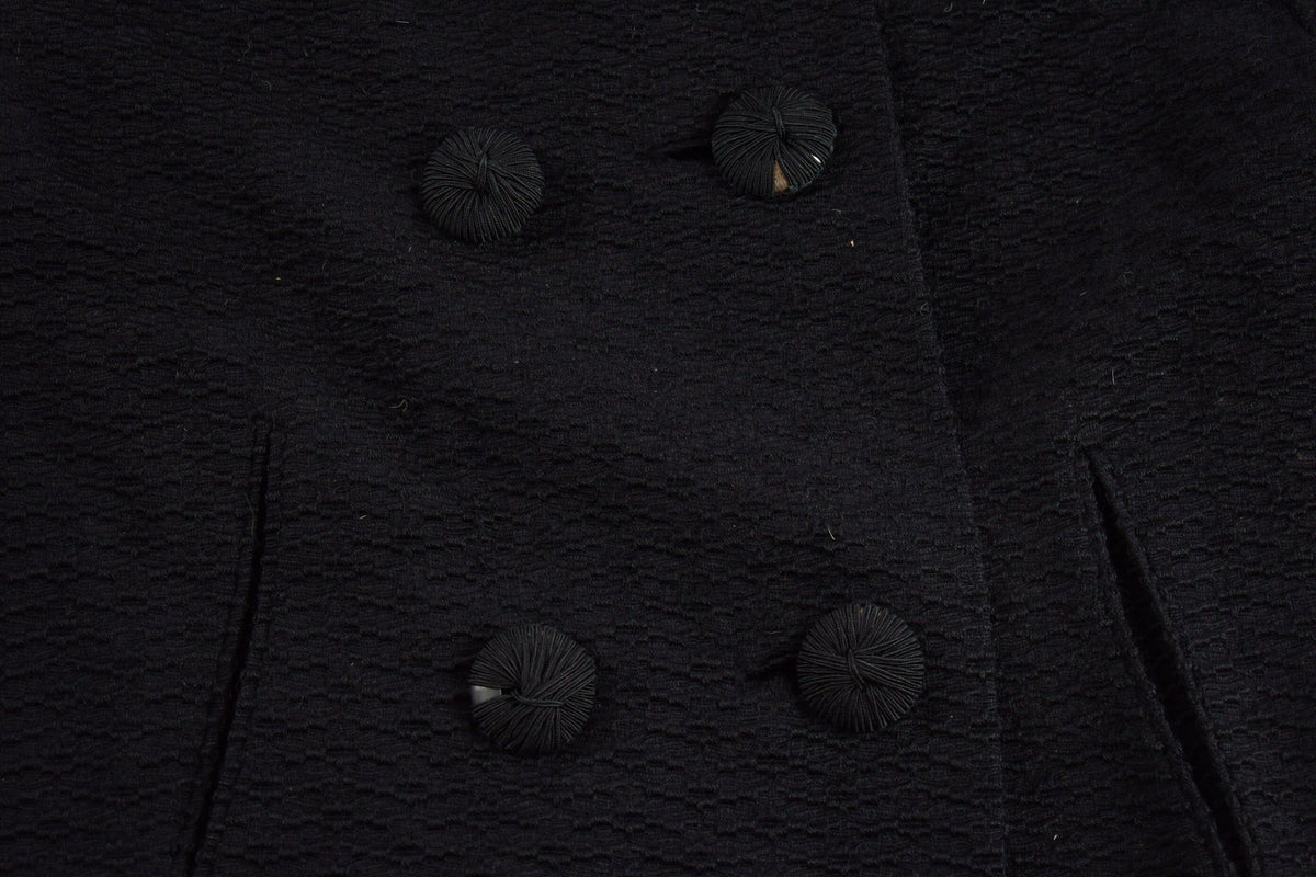 Vintage 1980s Robertsons Fleetwood Fur Collar Over Coat from propervintagecanada