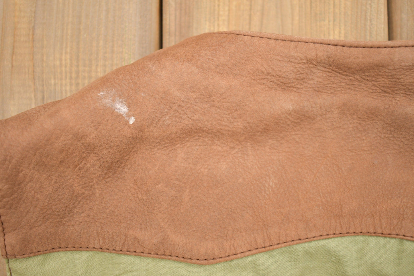 Vintage 1980s Roundtree & Yorke Brown Leather Vest Men's Medium from propervintagecanada