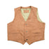 Vintage 1980s Roundtree & Yorke Brown Leather Vest Men&