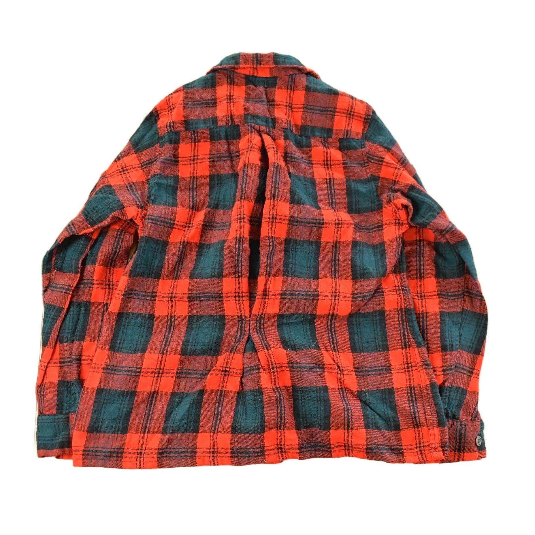 Vintage 1980s Royal Highlander Plaid Wool Flannel Button Up Shirt Women's Small from propervintagecanada