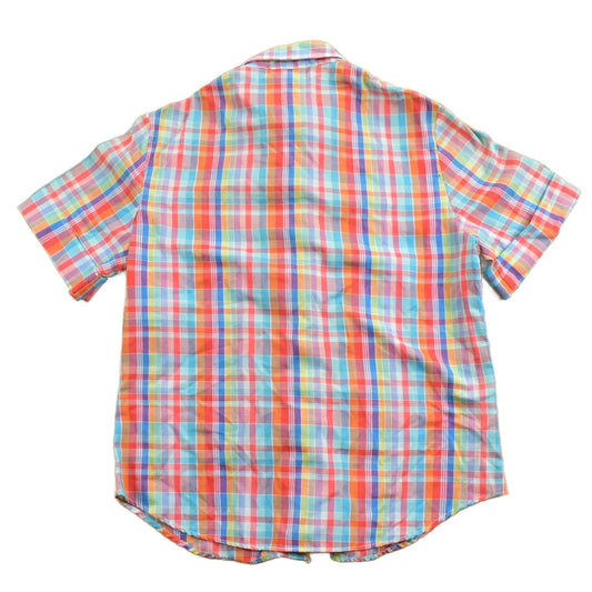 Vintage 1980s rrrRuss Plaid Button Up Shirt Men's Small from propervintagecanada