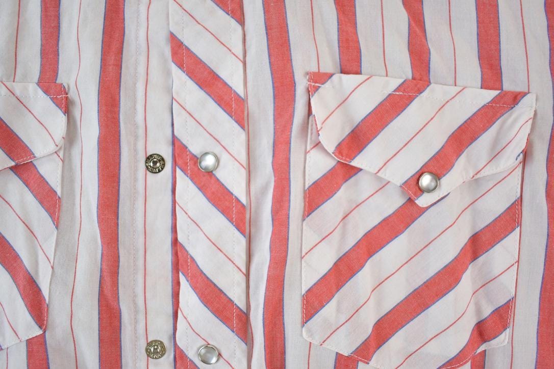 Vintage 1980s Ruddock Shirts Button Up Western Style Shirt Men's XL