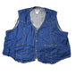 Vintage 1980s Saddle King Western Denim Vest Men's 2XL from propervintagecanada