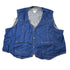 Vintage 1980s Saddle King Western Denim Vest Men&