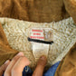 Vintage 1980s Saddle King Western Sherpa Lined Denim Jean Jacket Men's XL from propervintagecanada