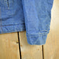 Vintage 1980s Saddle King Western Sherpa Lined Denim Jean Jacket Men's XL from propervintagecanada