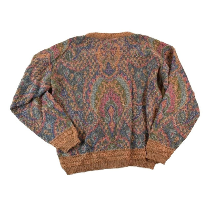 Vintage 1980s Saks Fifth Avenue Italian Wool Knit Sweater Men's Large from propervintagecanada